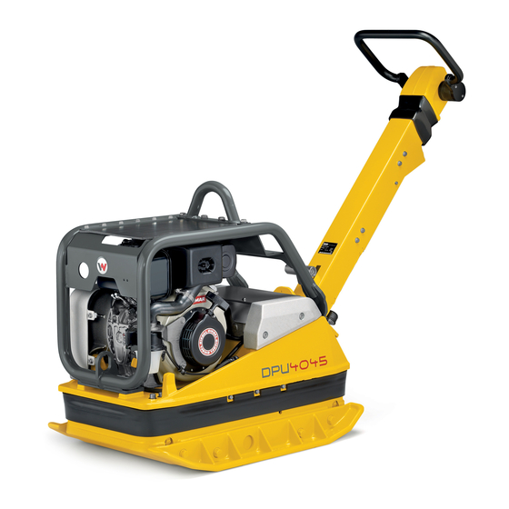 WACKER NEUSON BPU 4045 OPERATOR'S MANUAL Pdf Download ManualsLib