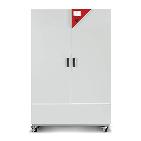 BINDER KBF P 240 (E5.2) OPERATING MANUAL Pdf Download ManualsLib