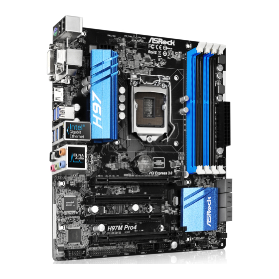ASROCK H97M Pro4 Manual
