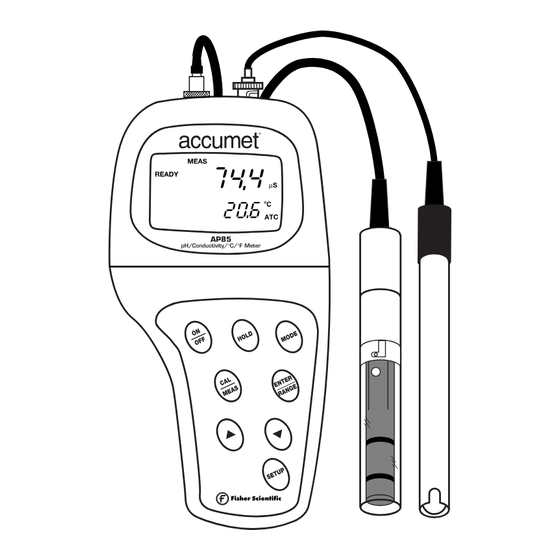 Accumet AP85 Instruction Sheet