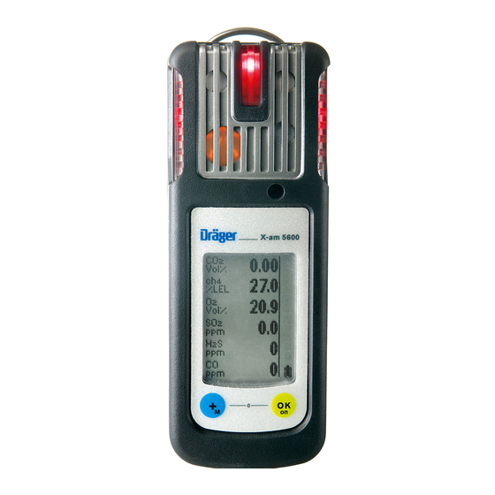 Dräger X-am 5600 Instructions For Use Manual