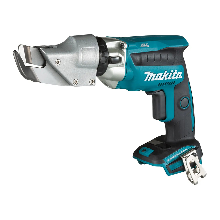 Makita DJS131 Cordless Metal Shears Manuals