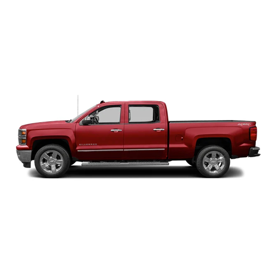 Chevrolet 2015 Silverado Owner's Manual Supplement