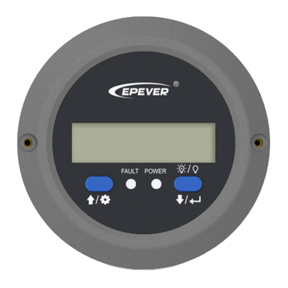 SolarV EPEVER MT91 Remote Meter Manuals