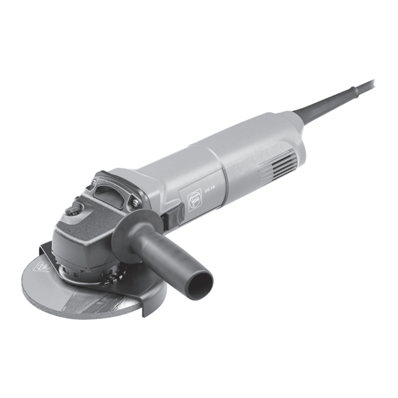 Fein CG10-125 Series Translation Of The Original Instructions