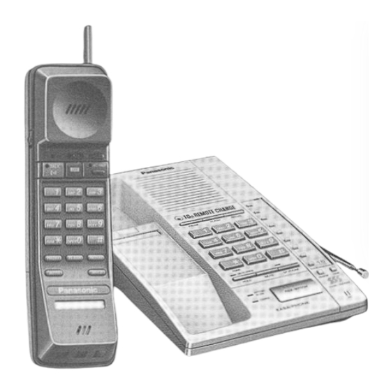 Panasonic Easa-Phone KX-T3910 Operating Instructions Manual