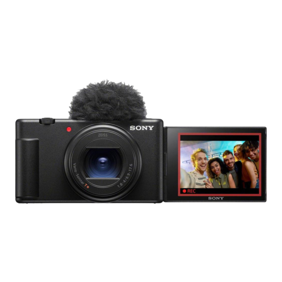 User Manuals: Sony ZV-1M2 Compact Vlog Camera