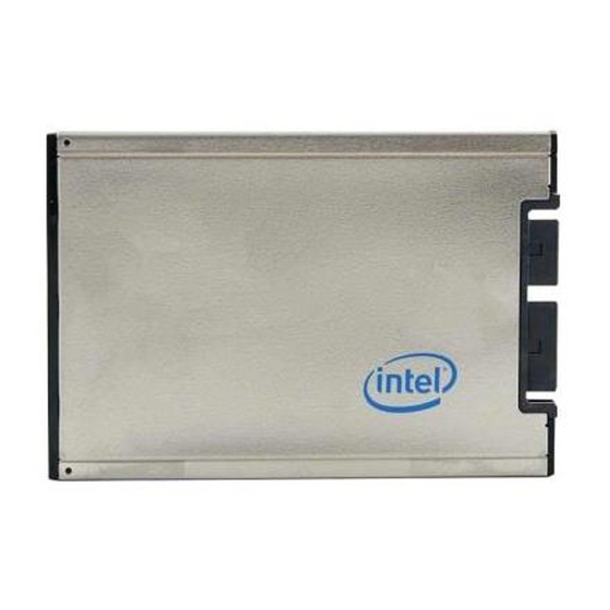 Intel X18-M - 80GB Mlc Ssd Manuals