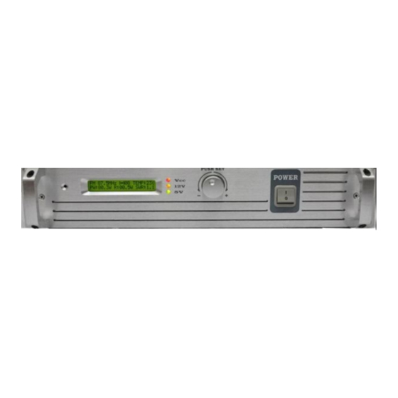 Warner RF FMT-30A User Manual