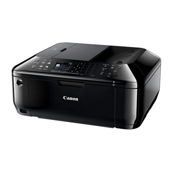 Canon PIXMA MX515 Getting Started
