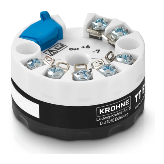 KROHNE TT 51 Series Handbook