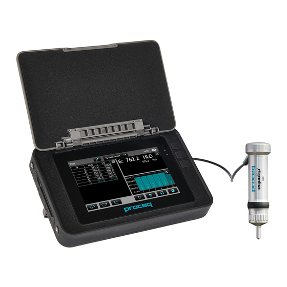 PROCEQ EQUOTIP 550 OPERATING INSTRUCTIONS MANUAL Pdf Download ManualsLib