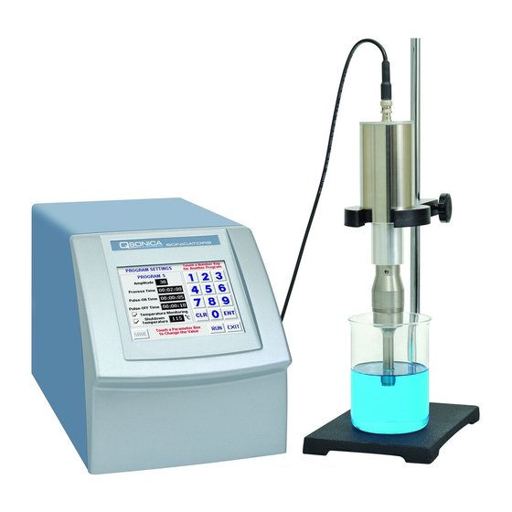 QSONICA SONICATOR Q700 OPERATION MANUAL Pdf Download ManualsLib