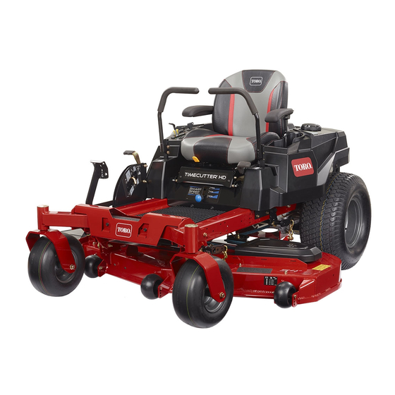 TORO TIMECUTTER HD X4850 OPERATOR'S MANUAL Pdf Download | ManualsLib