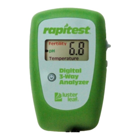 Rapitest® Digital 3-Way Soil Analyzer