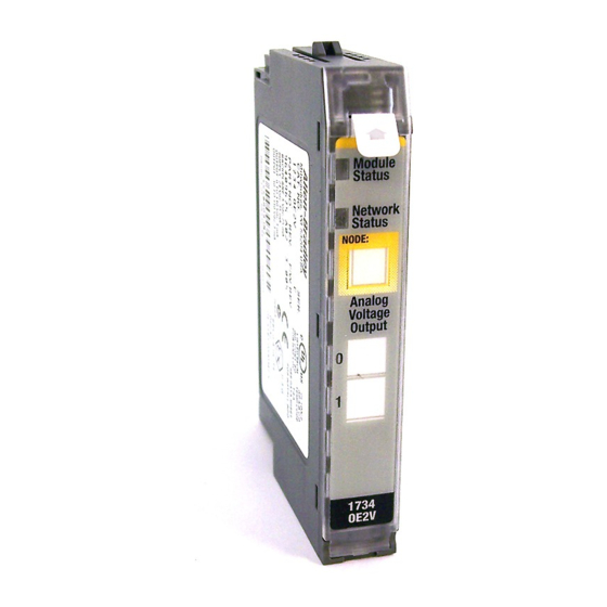 ALLENBRADLEY 1734OE2C INSTALLATION INSTRUCTIONS MANUAL Pdf Download