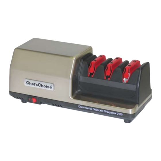 Chef's Choice 2100 Instructionsfor Use