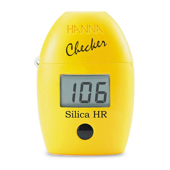 Hanna Instruments HI 770 Quick Start Manual