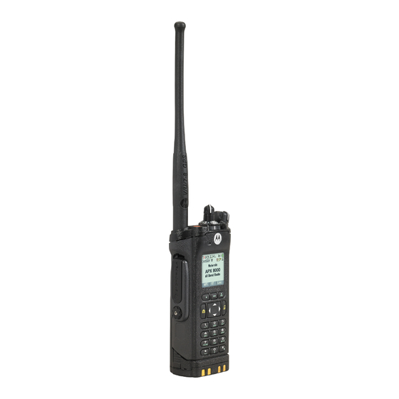 Motorola solutions APX 8000 M2 Owner's Manual