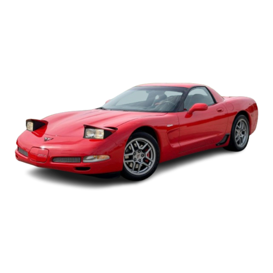 Chevrolet 2002 Corvette Owner's Manual