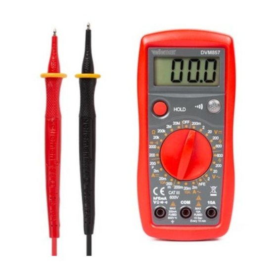 Velleman DVM857 User Manual