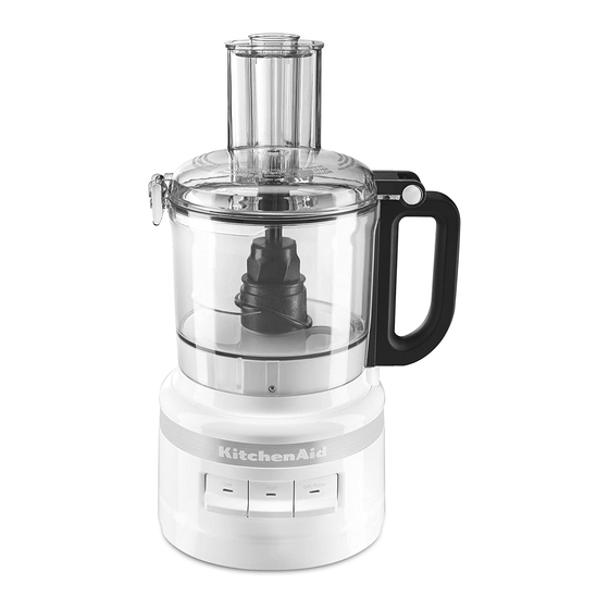 KitchenAid KFP0718WH White Food Processor Manuals