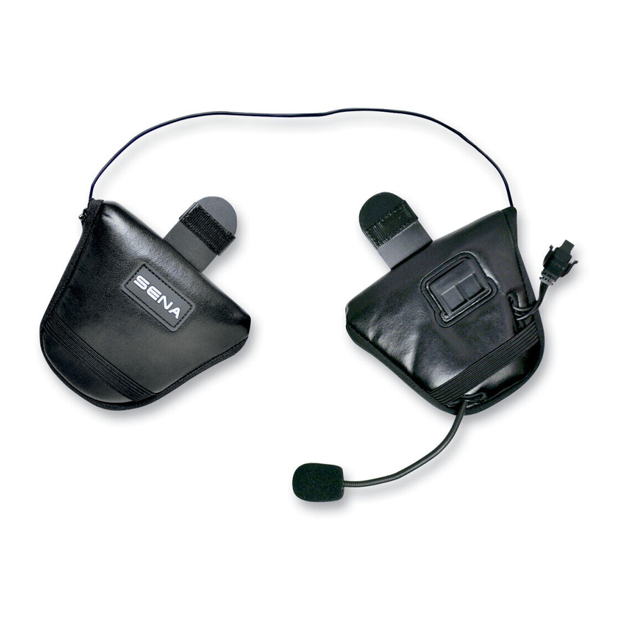 Sena SPH10H-FM Bluetooth Stereo Headset and Intercom for Half Helmets Quick Start Guide