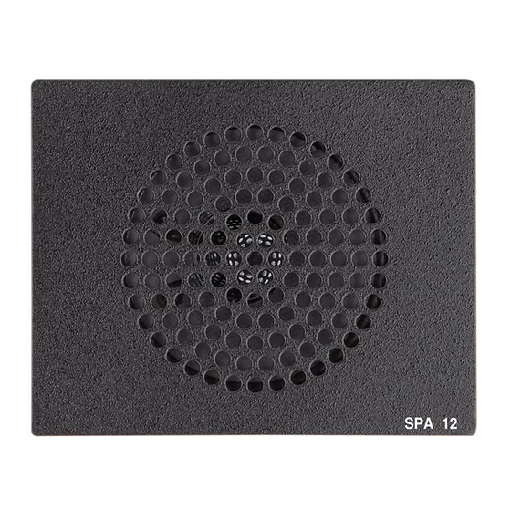 Extron electronics SPA 12 AAP Installation Manual