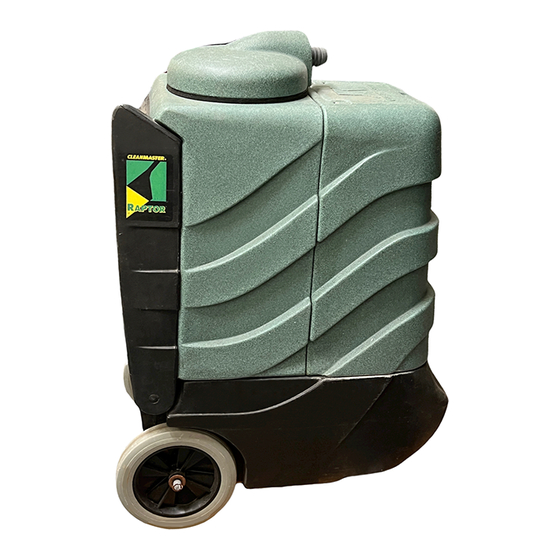 CleanMaster Raptor 130H Operator And Parts Manual