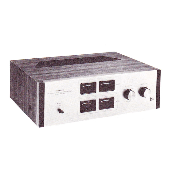 Pioneer QM-800 Operating Instructions Manual