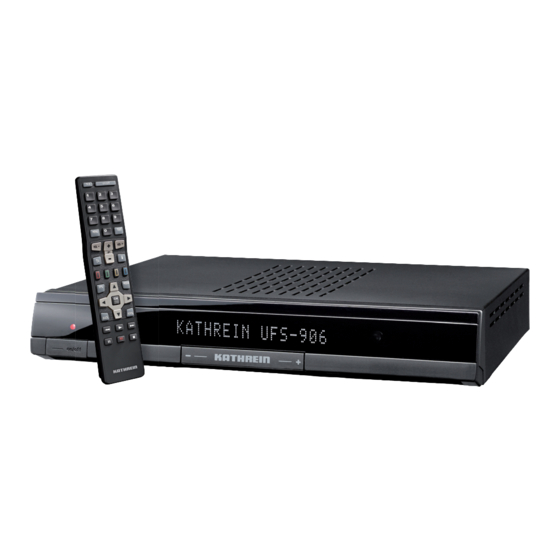 Kathrein UFSconnect 906si Manual
