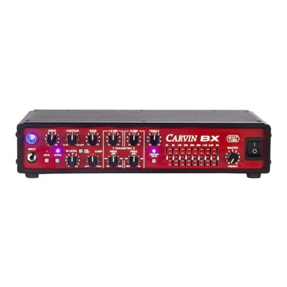 CARVIN BX700 User Manual