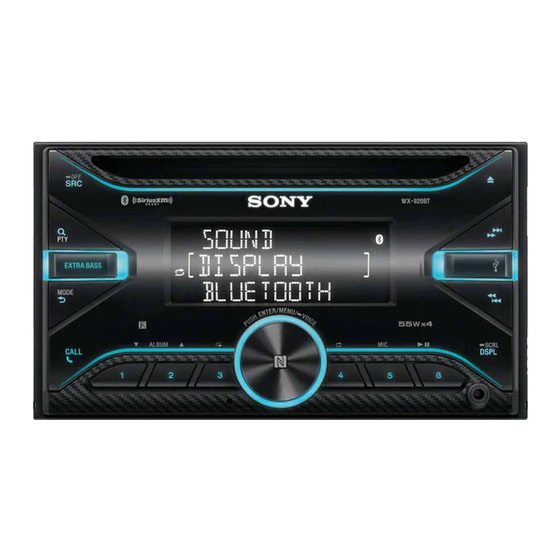 Sony wx discount gt90bt connect bluetooth