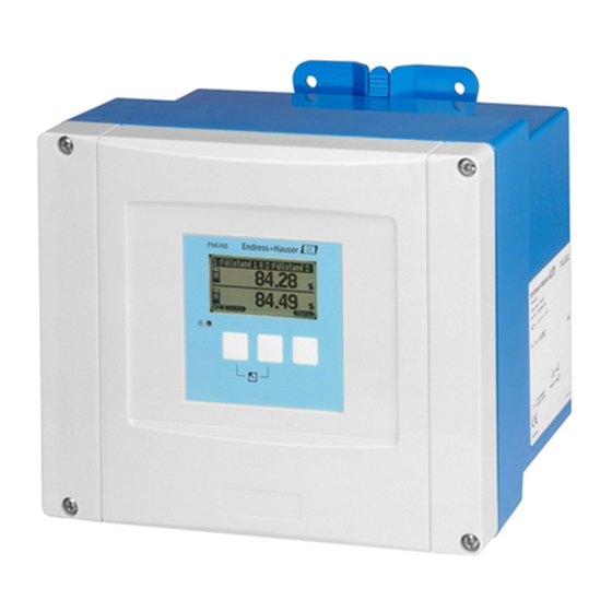 ENDRESS+HAUSER PROSONIC S FMU95 OPERATING INSTRUCTIONS MANUAL Pdf