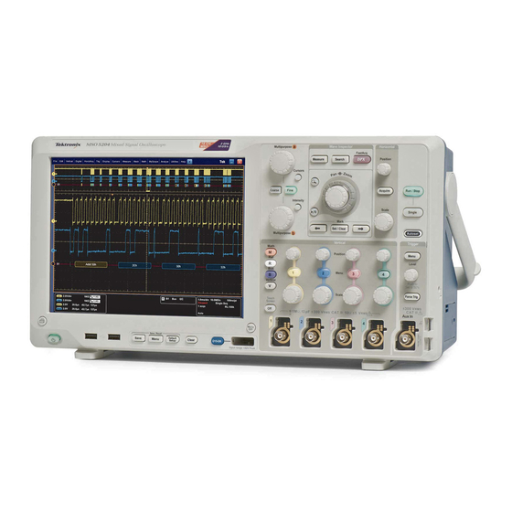 TEKTRONIX MSO70000/C SERIES USER MANUAL Pdf Download | ManualsLib