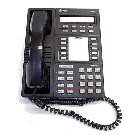 AVAYA 8410D USER MANUAL Pdf Download | ManualsLib