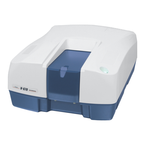 JASCO V630 HARDWARE MANUAL Pdf Download ManualsLib