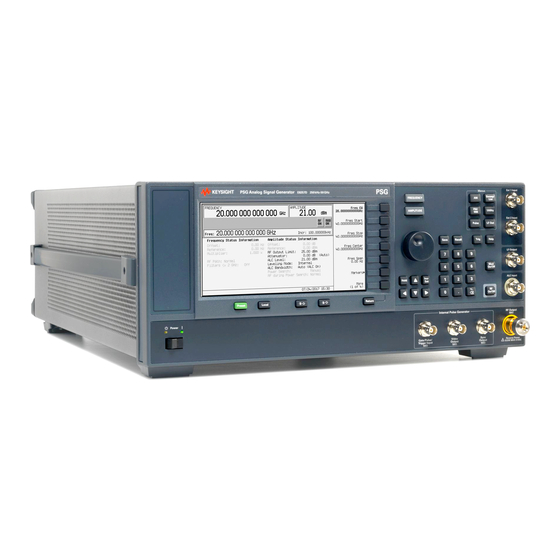 KEYSIGHT E8257D OPTION H1K USER MANUAL Pdf Download ManualsLib