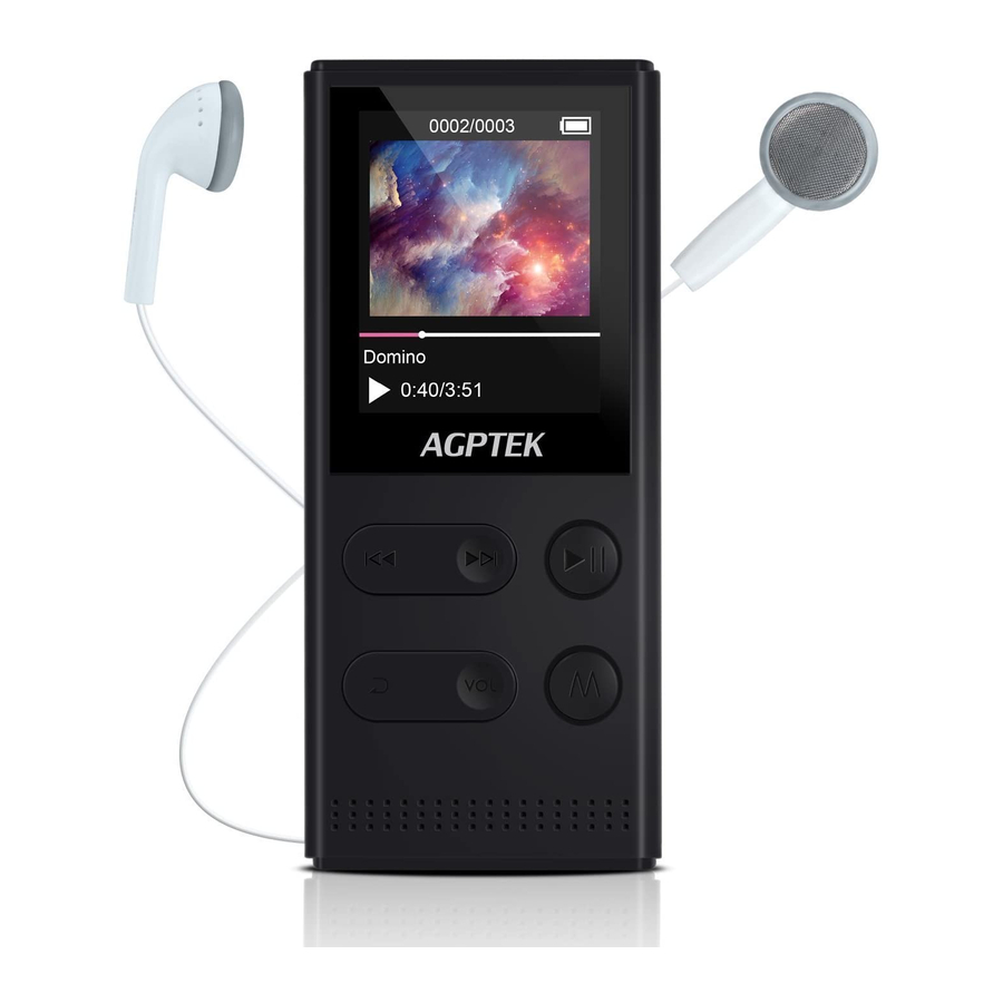 AGPTEK A22 QUICK START MANUAL Pdf Download ManualsLib