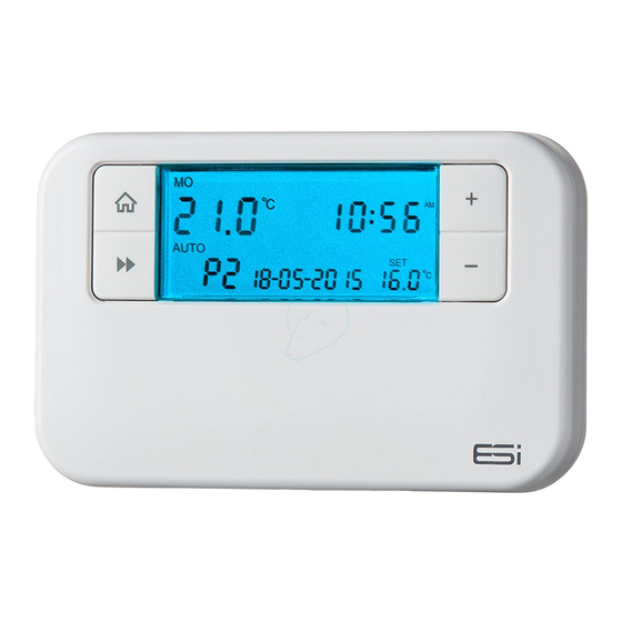 ESi ESRTP4RF RF Programmable Room Thermostat Instructions, 55 OFF