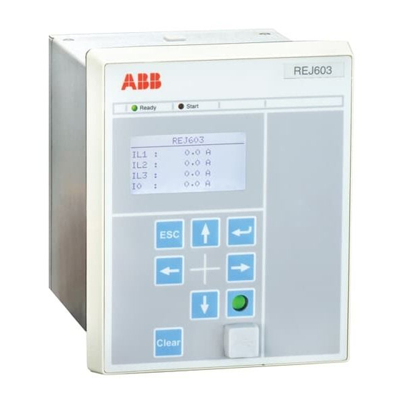 ABB REJ603 Product Manual