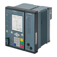 Siemens 6MD85 Manual