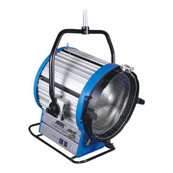 ARRI COMPACT 6000 Plus Short Instructions