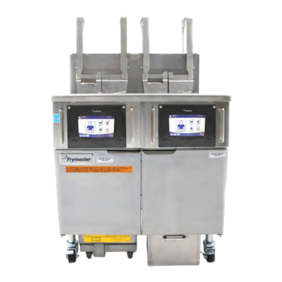 Welbilt Frymaster FilterQuick FQG30U-easyTouch Installation, Operation And Maintenance Manual