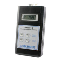 Ohmic instruments AMM-15 Manual