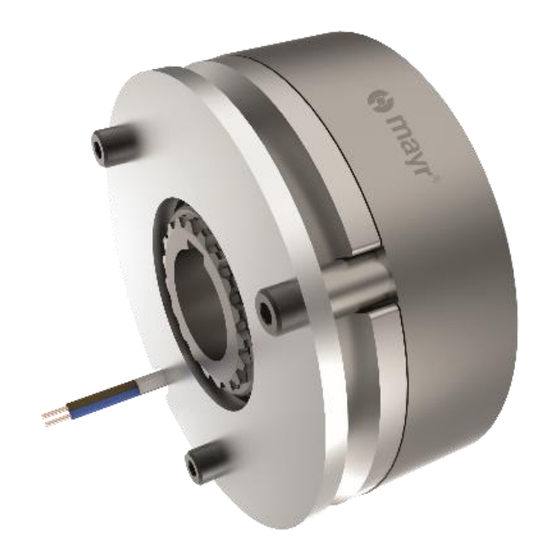 Mayr ROBA-servostop 8980.00 00 Operational Instructions