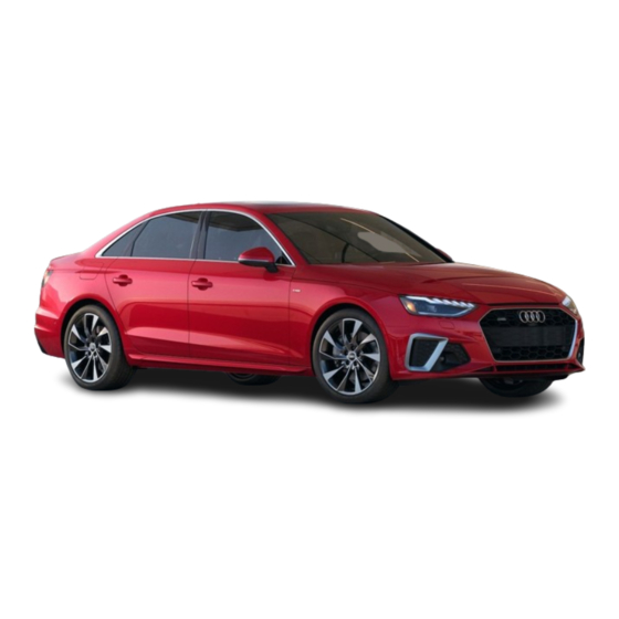Audi A4 2024 Owner's Manual