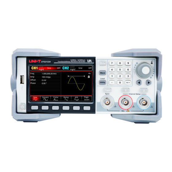 UNI-T UTG2000X Series User Manual