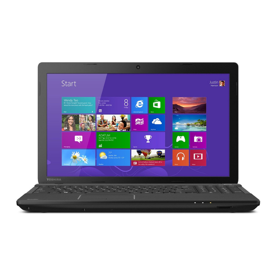 Toshiba Satellite C55t User Manual