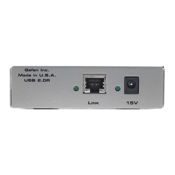 Gefen USB 2.0 User Manual